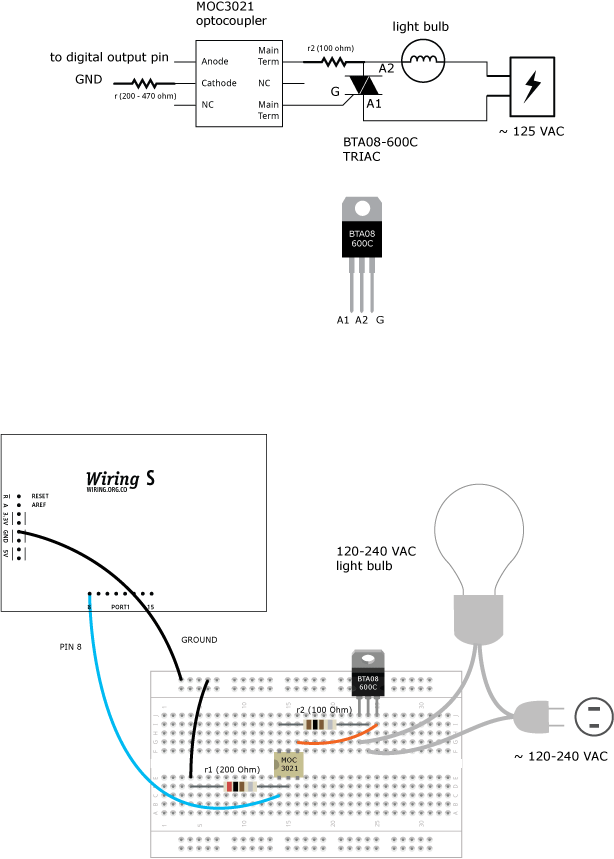 Lightbulb Learning Wiring