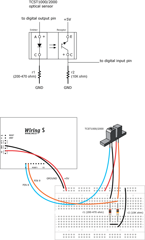 OpticalSensor \ Learning \ Wiring  Optical Level Sensor Wiring Diagram    Wiring