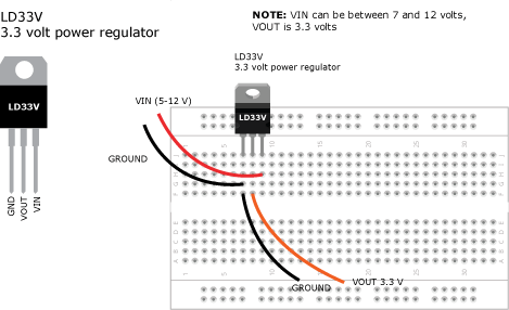 LD33V это одна деталь на которую входит 5-12В а выходит 3,3В? 